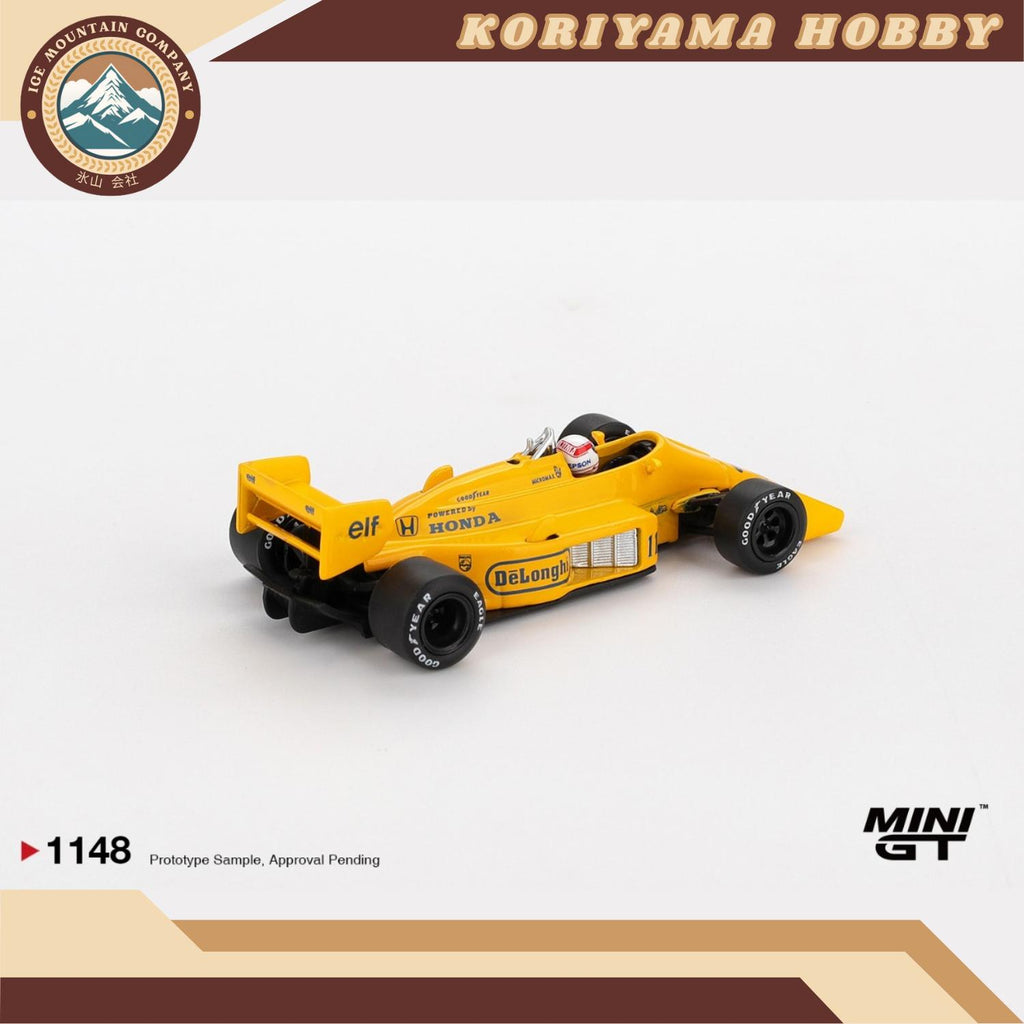 Mini GT 1148 Lotus 99T #11 Satoru Nakajima 1987 Monaco Grand Prix MiniGT