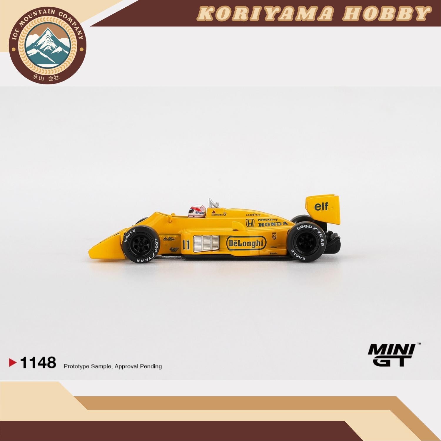 Mini GT 1148 Lotus 99T #11 Satoru Nakajima 1987 Monaco Grand Prix MiniGT