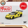 Mini GT 1158 Chevrolet Corvette ZR1  Accelerate Yellow MiniGT