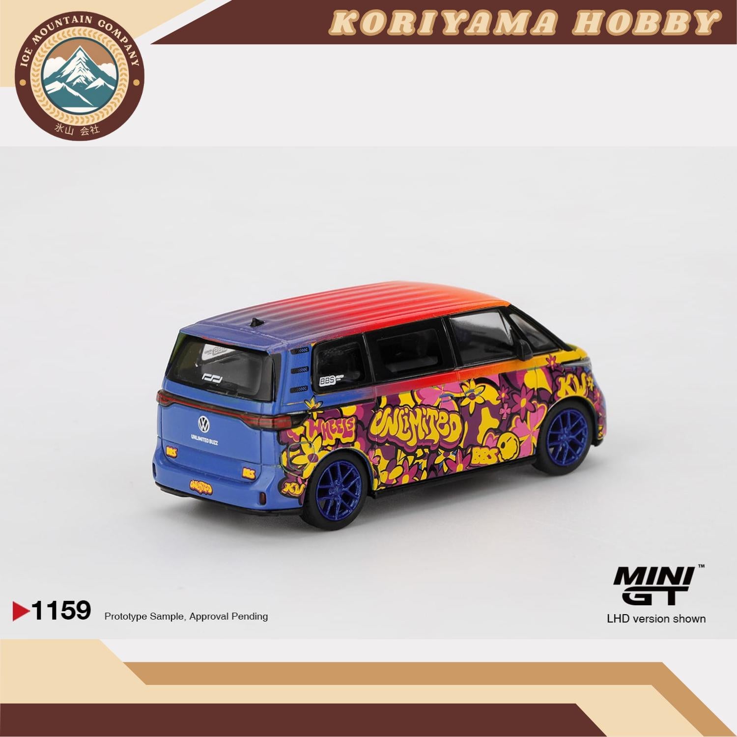 Mini GT 1159 Volkswagen ID.Buzz KW/BBS Mini GT