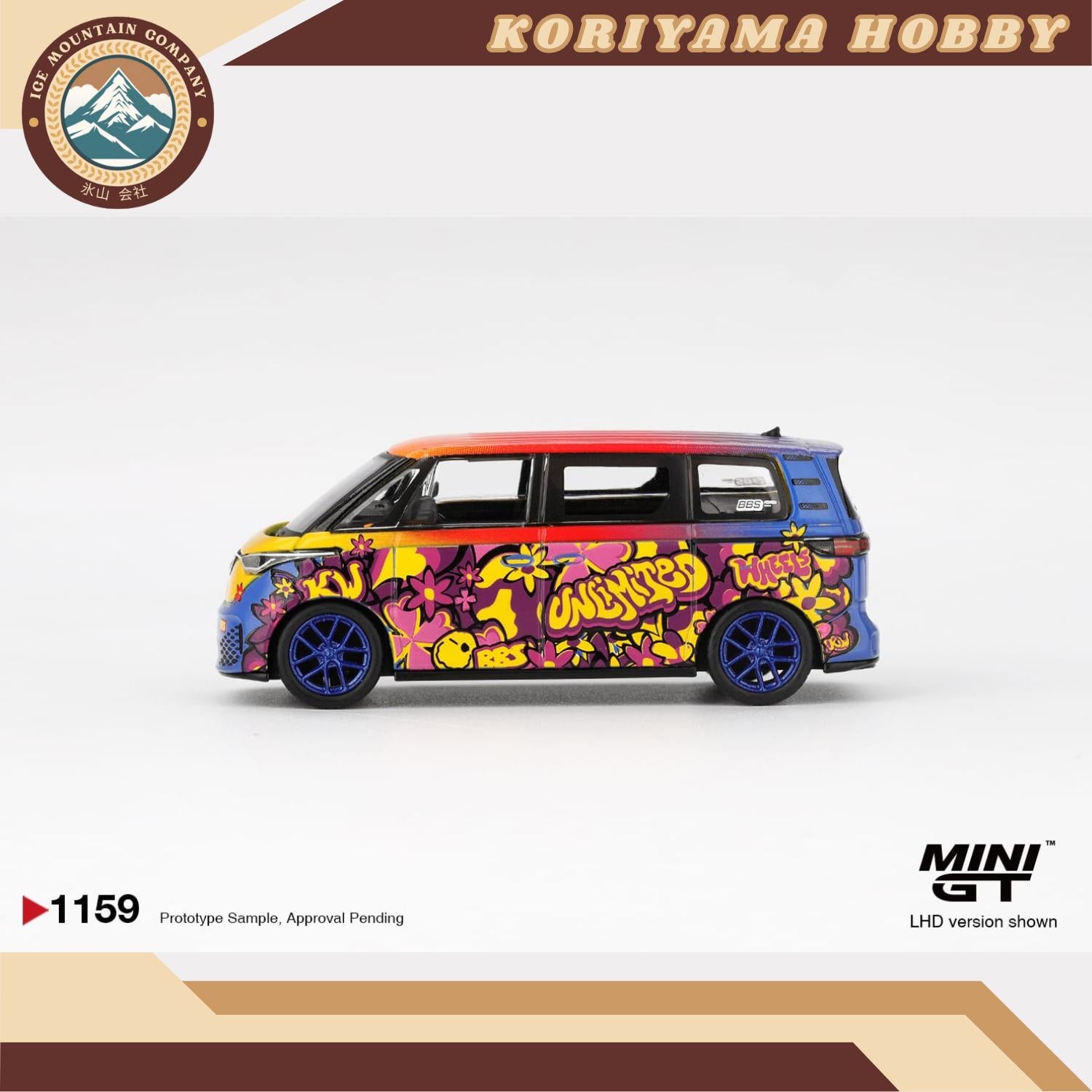 Mini GT 1159 Volkswagen ID.Buzz KW/BBS Mini GT