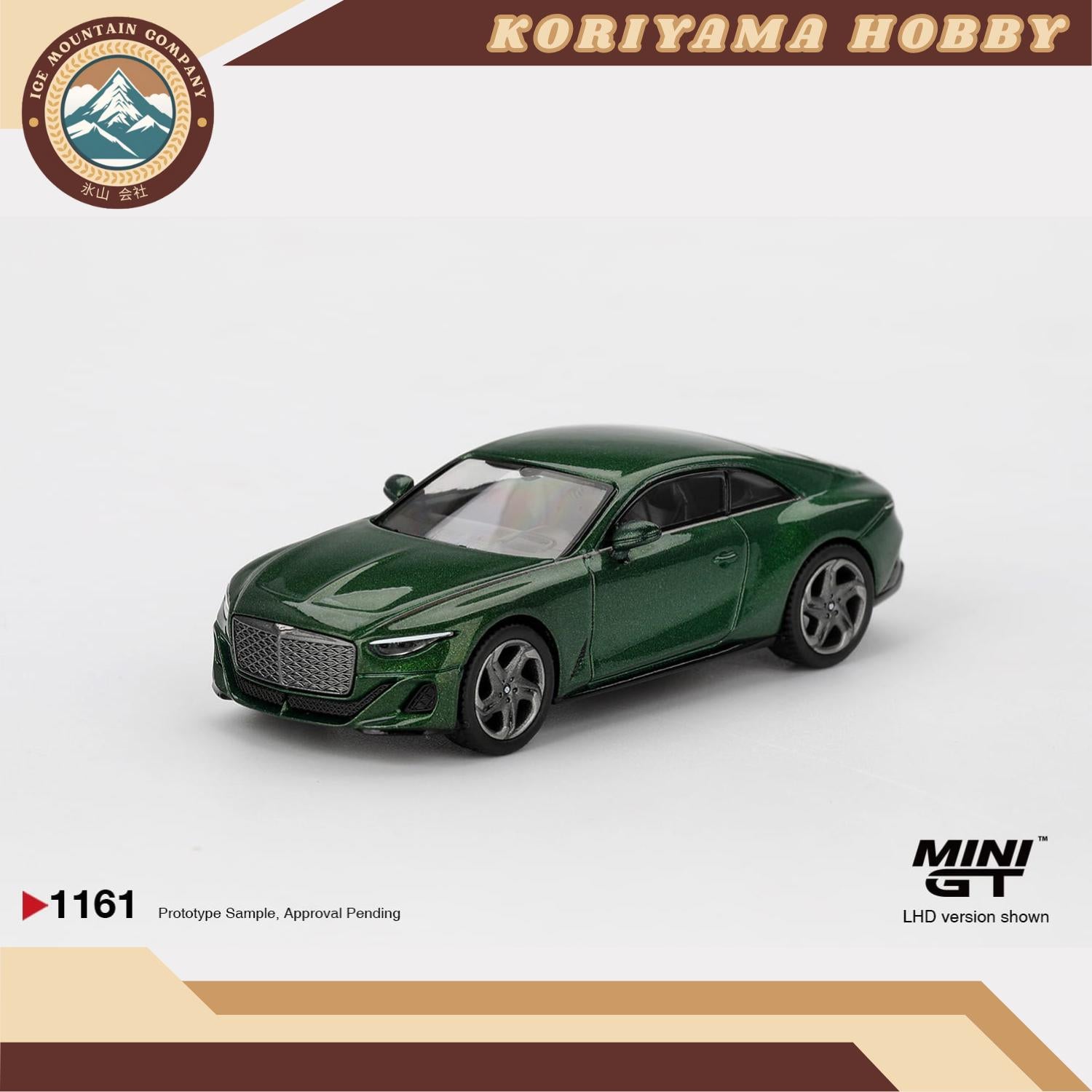 Mini GT 1161 Bentley Batur Scarab Green MiniGT