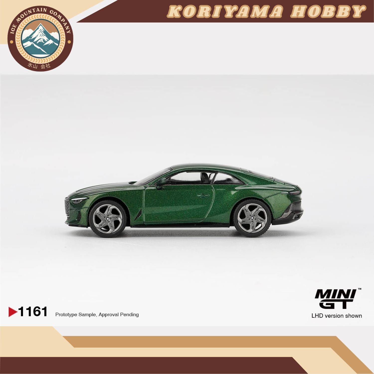 Mini GT 1161 Bentley Batur Scarab Green MiniGT
