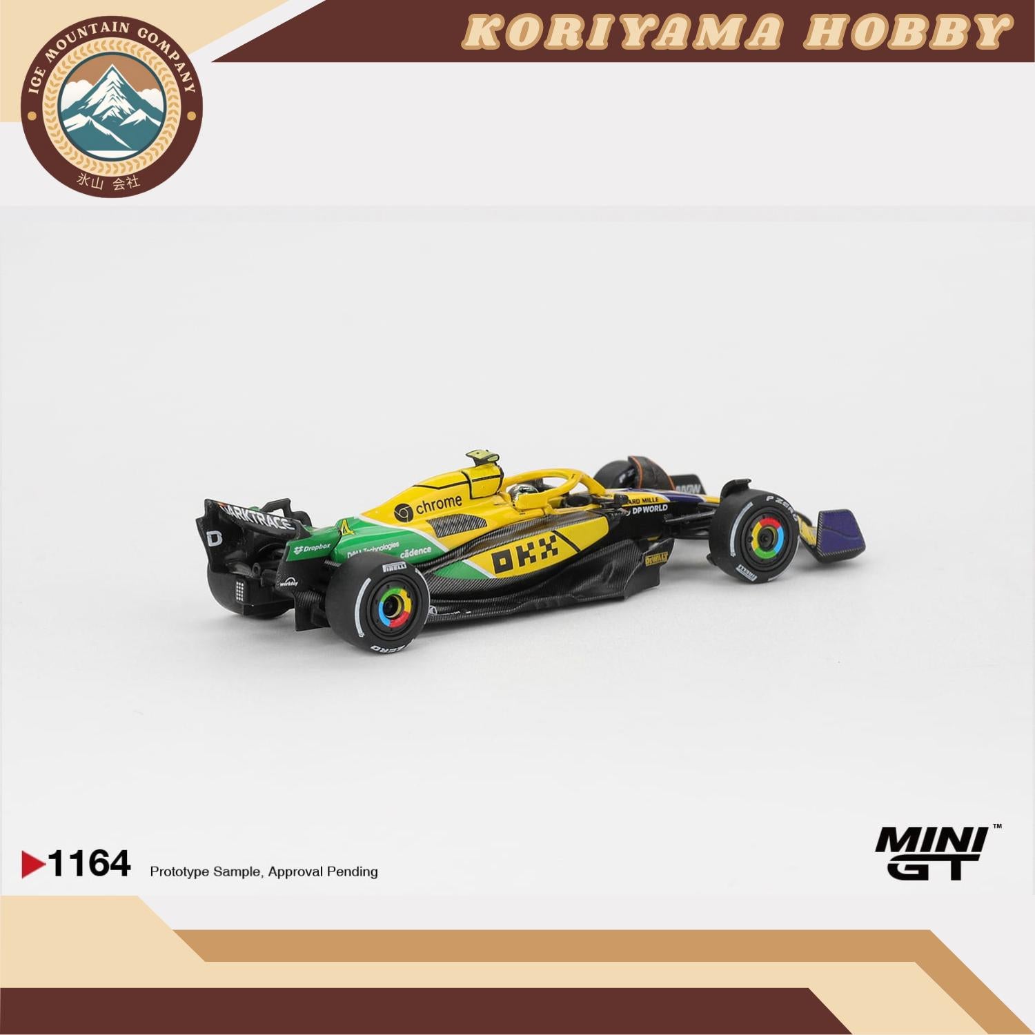 Mini GT 1164 McLaren MCL38 #4 Lando Norris 2024 F1 2024 Monaco GP MiniGT