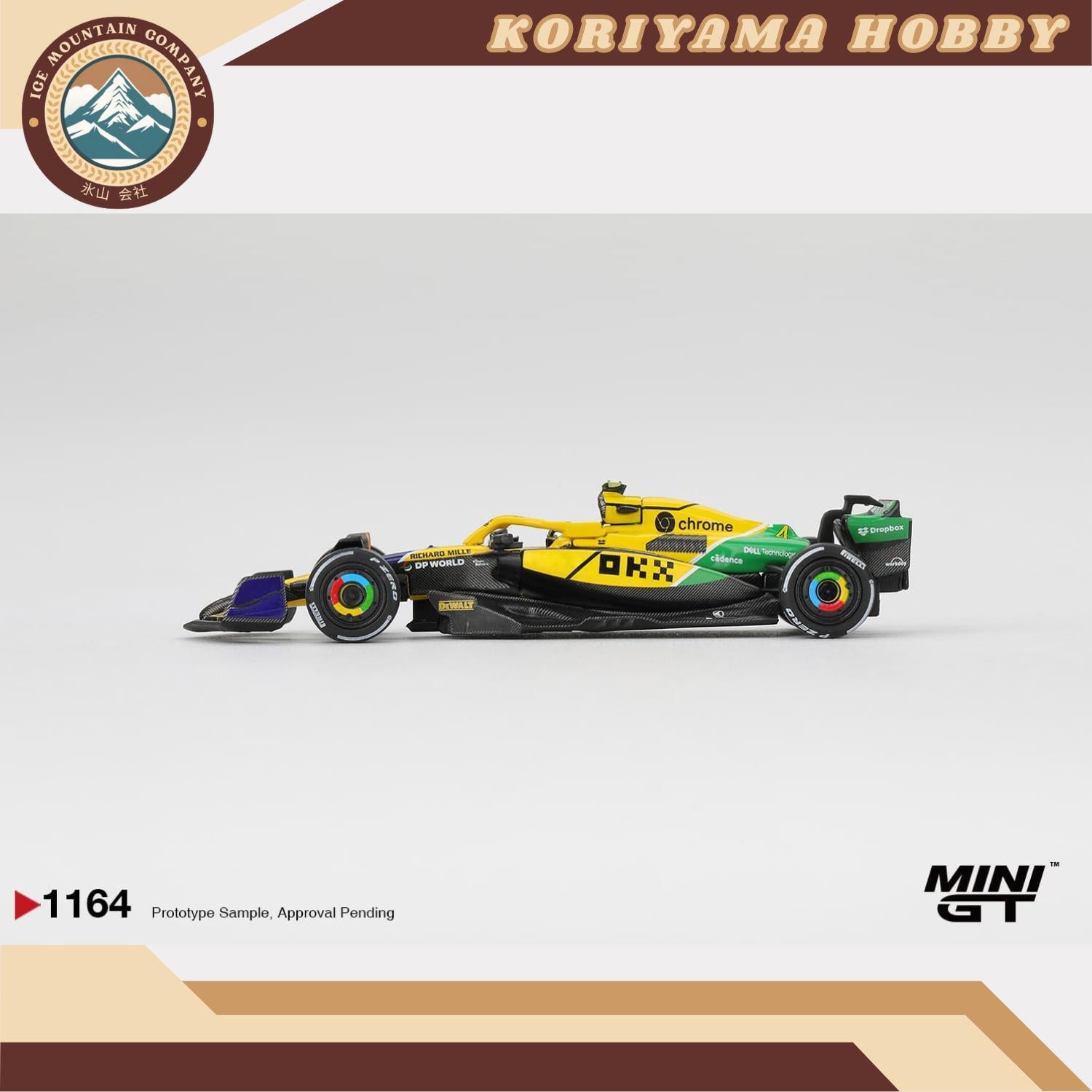 Mini GT 1164 McLaren MCL38 #4 Lando Norris 2024 F1 2024 Monaco GP MiniGT