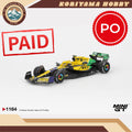 Mini GT 1164 McLaren MCL38 #4 Lando Norris 2024 F1 2024 Monaco GP MiniGT