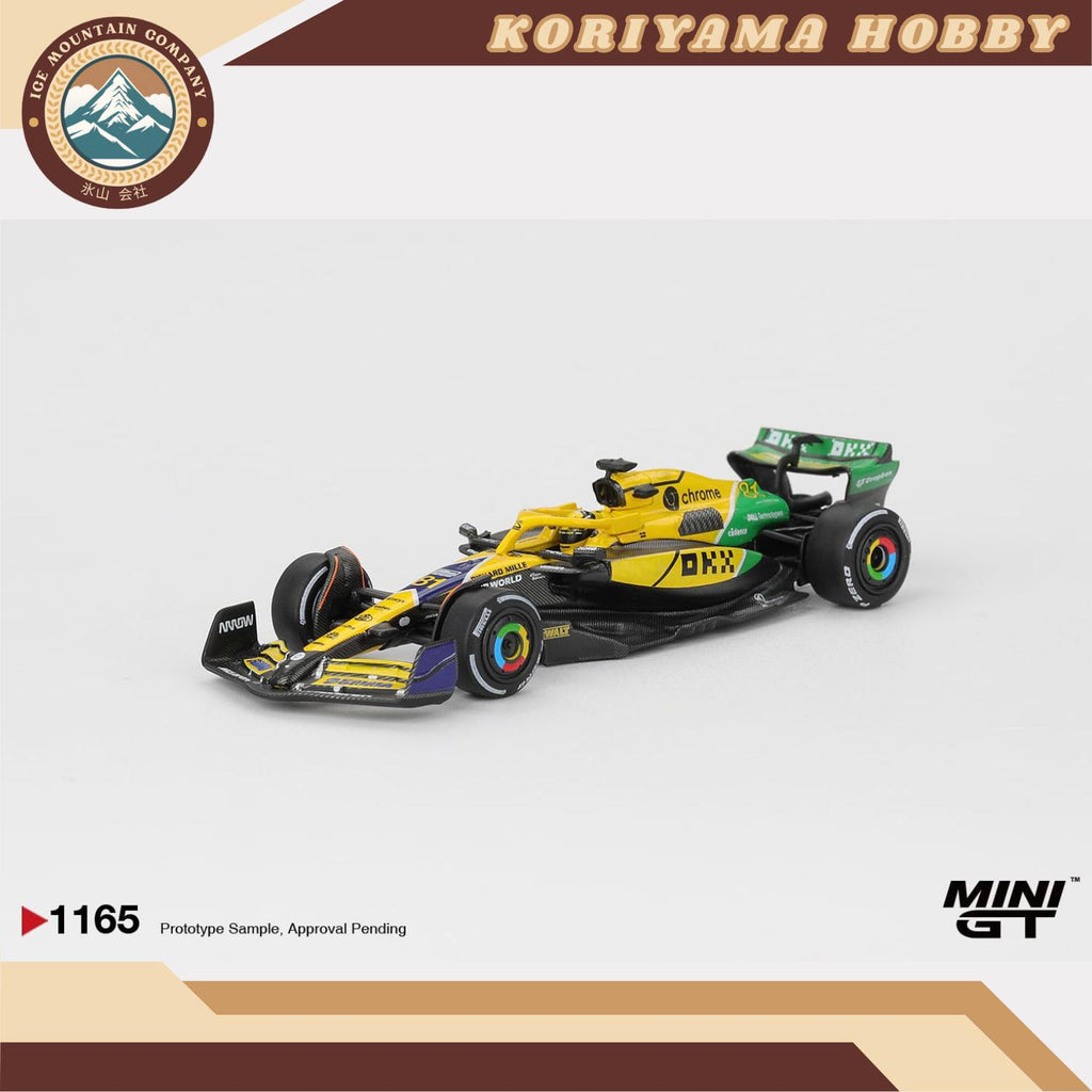 Mini GT 1165 McLaren MCL38 #81 Oscar Piastri 2024 F1 2024 Monaco GP 2nd Place MiniGT