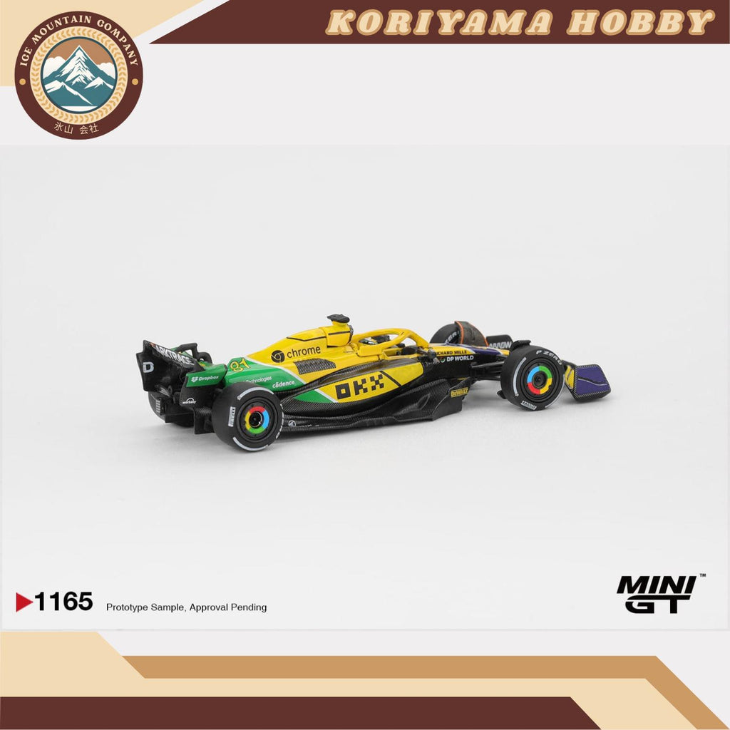 Mini GT 1165 McLaren MCL38 #81 Oscar Piastri 2024 F1 2024 Monaco GP 2nd Place MiniGT