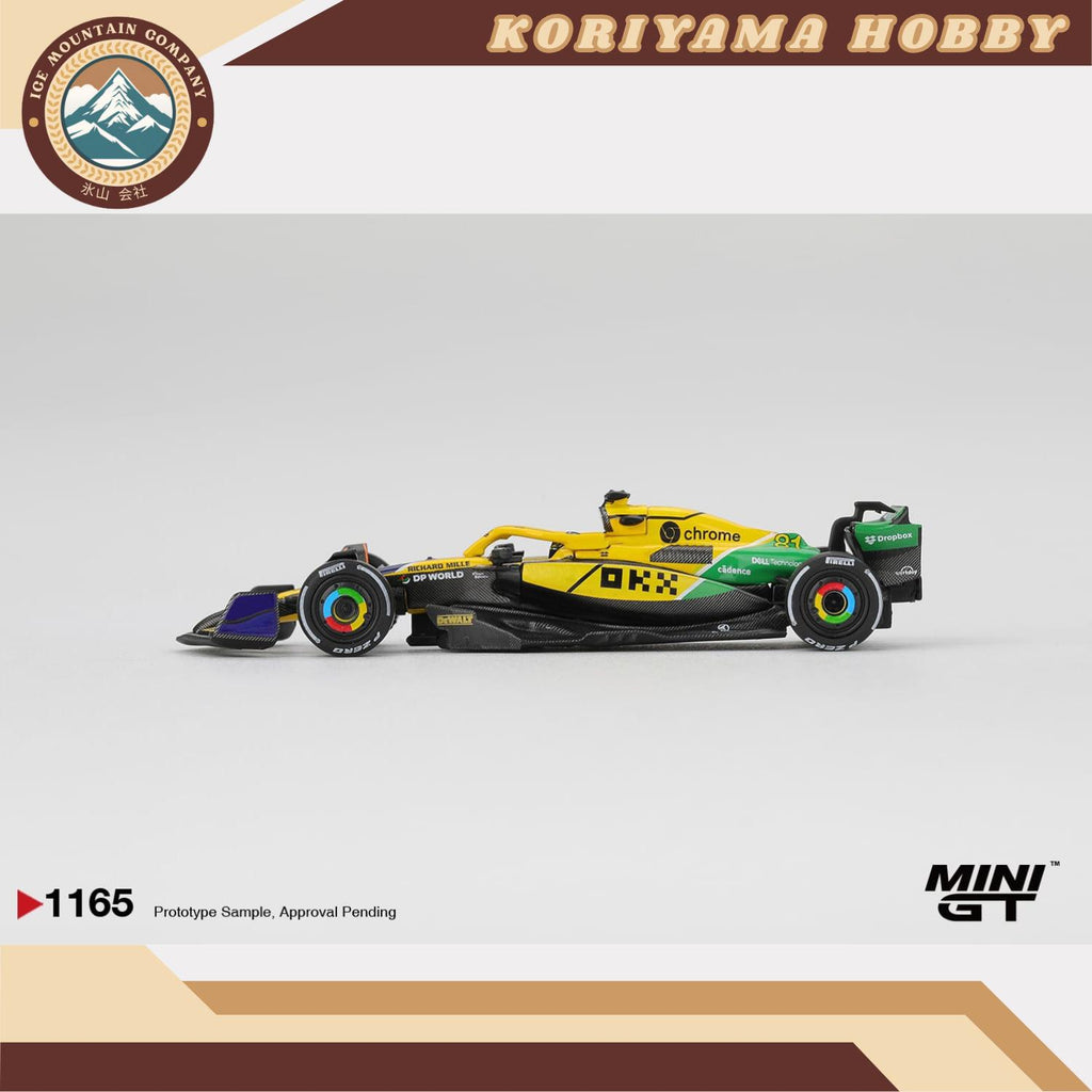 Mini GT 1165 McLaren MCL38 #81 Oscar Piastri 2024 F1 2024 Monaco GP 2nd Place MiniGT