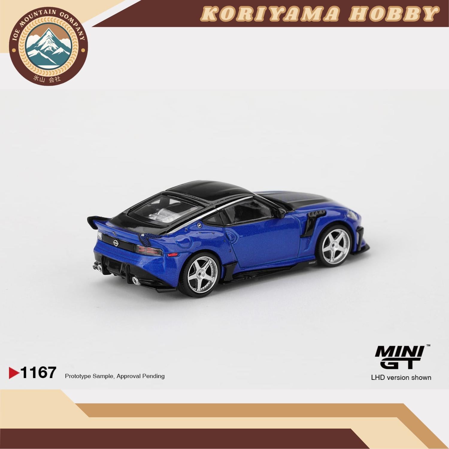 Mini GT 1167 Nissan Z VeilSide FFZ400 Seiran Blue MiniGT