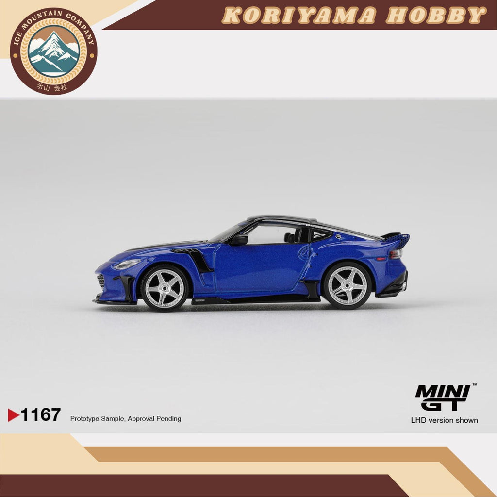 Mini GT 1167 Nissan Z VeilSide FFZ400 Seiran Blue MiniGT