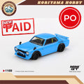 Mini GT 1169 Nissan LB Works HAKOSUKA Baby Blue MiniGT