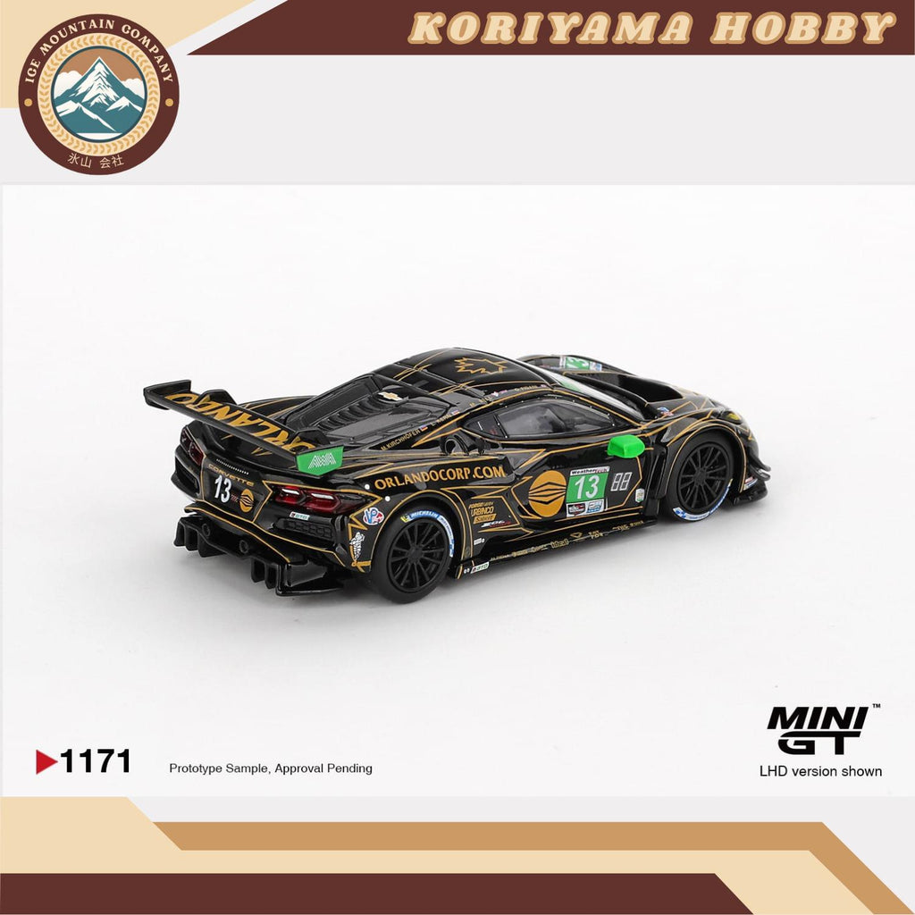 Mini GT 1171 Chevrolet Corvette Z06 GT3.R #13 AWA 2025 IMSA Daytona 24 Hrs MiniGT