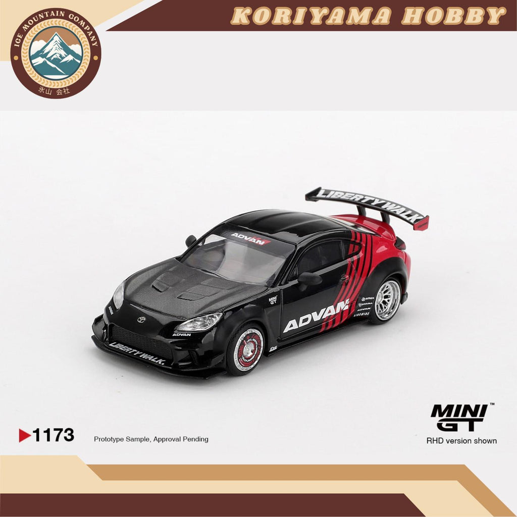 Mini GT 1173 Toyota GR86 LB Nation Advan MiniGT