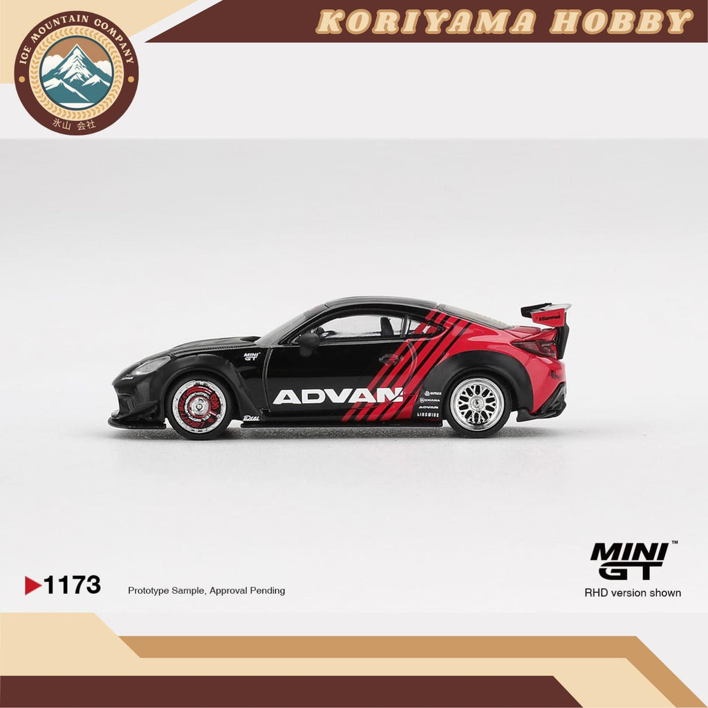 Mini GT 1173 Toyota GR86 LB Nation Advan MiniGT