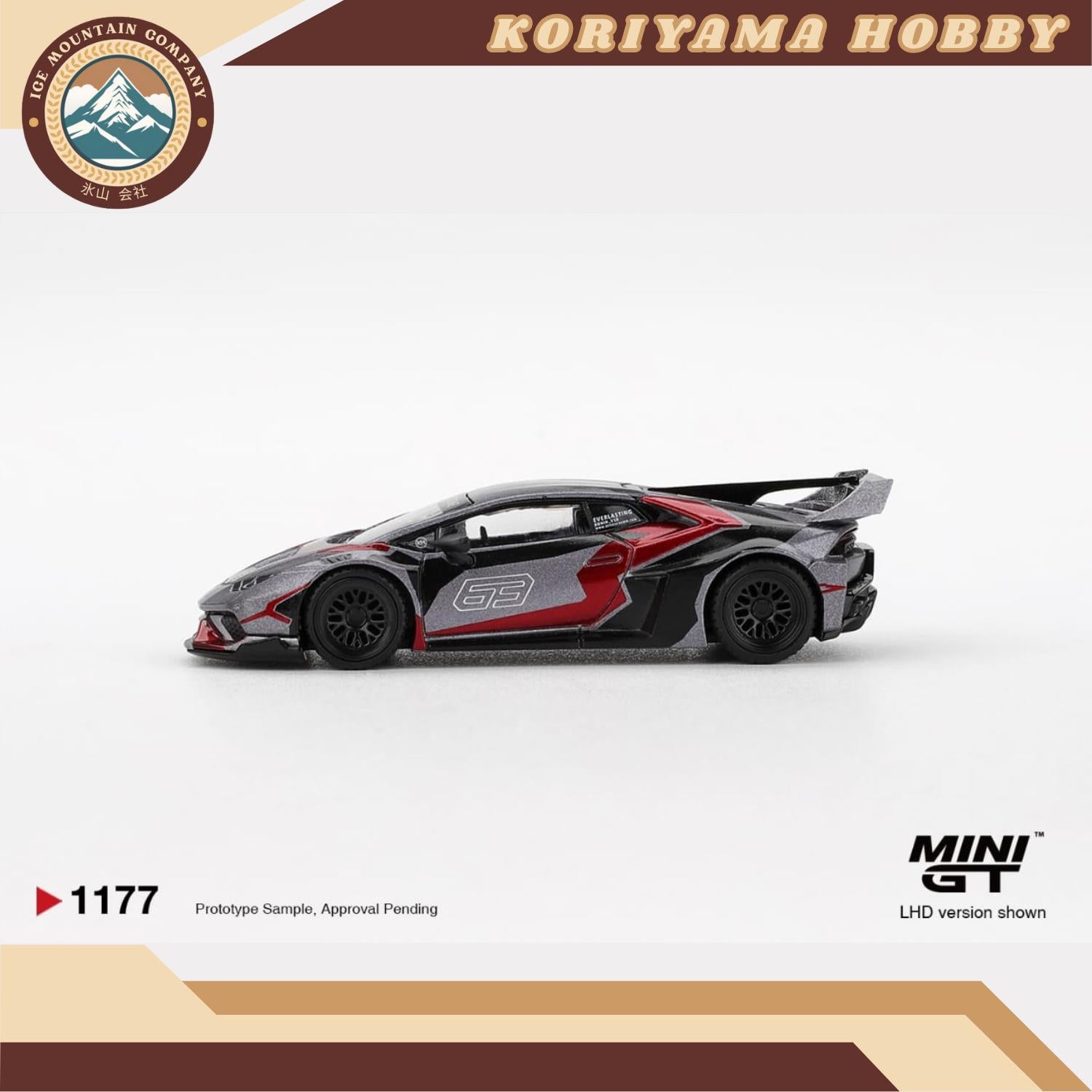 Mini GT 1177 LB WORKS Lamborghini Huracán GT RONIN Box/Blister packaging MiniGT