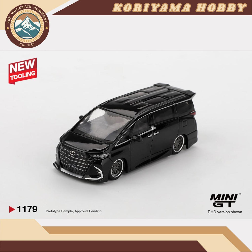 Mini GT 1179 Toyota Alphard 40 KUHL Black MiniGT