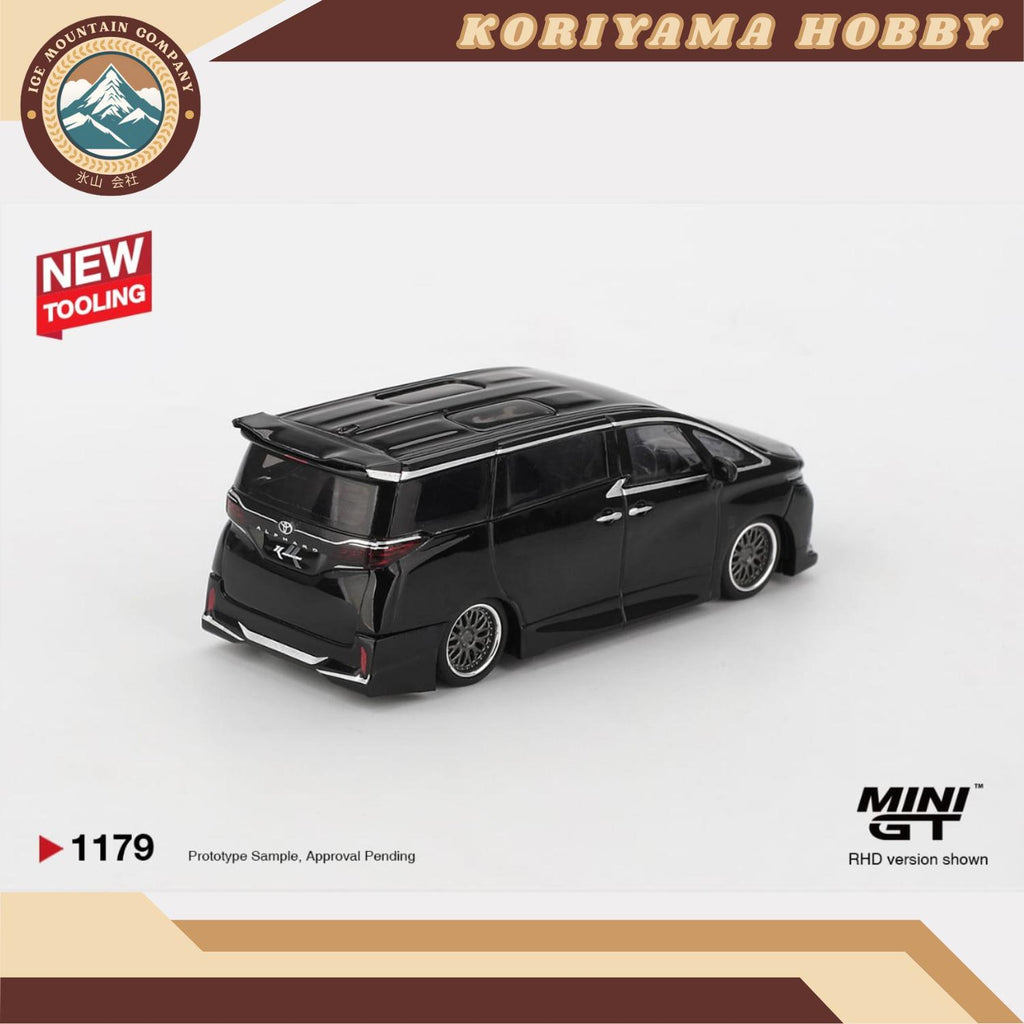 Mini GT 1179 Toyota Alphard 40 KUHL Black MiniGT