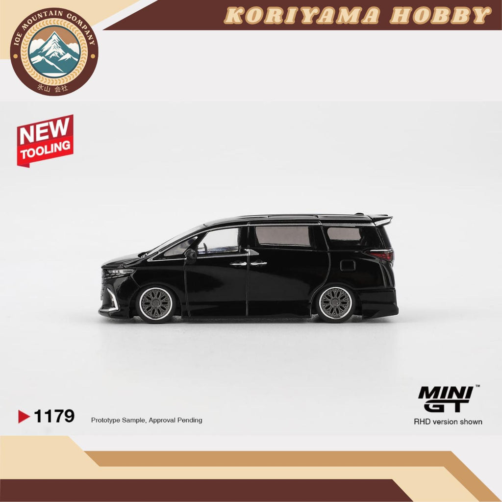 Mini GT 1179 Toyota Alphard 40 KUHL Black MiniGT