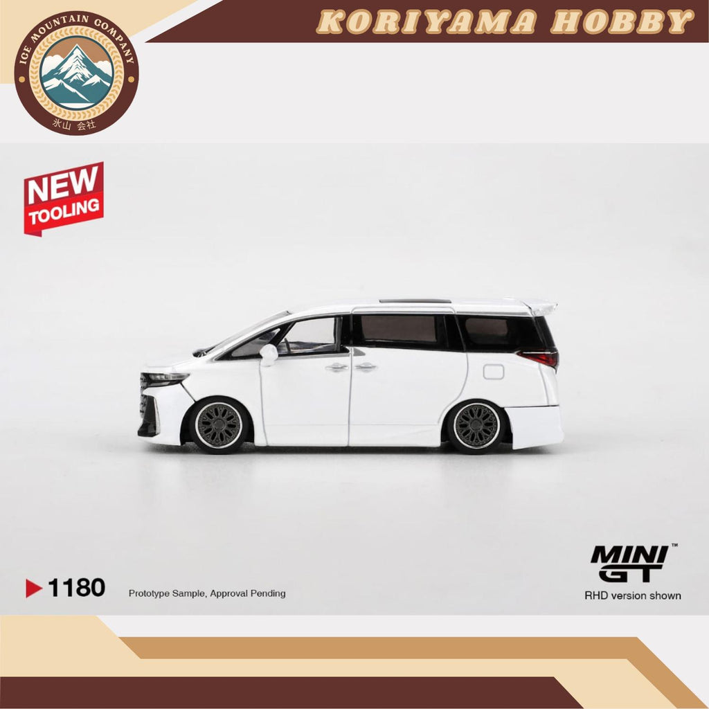 Mini GT 1180 Toyota Vellfire 40 KUHL White MiniGT