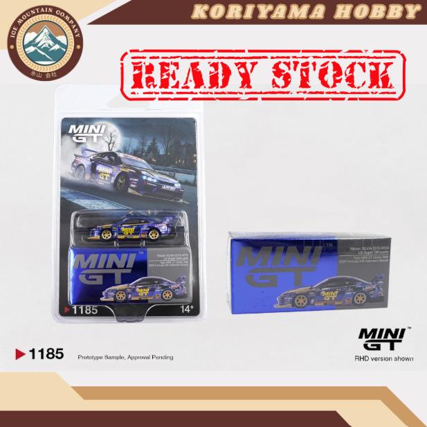 Mini GT 1185 Nissan LB-Super Silhouette S15 SILVIA #555 Team MINI GT Liberty Walk 2025 Formula Drift Halloween Special Box/Blister Packaging MiniGT