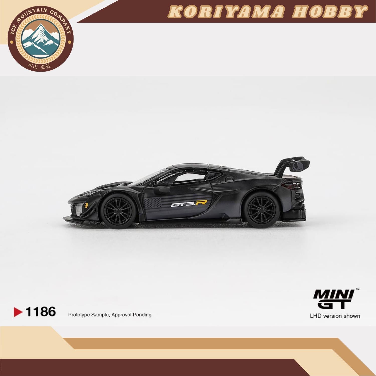 Mini GT 1186 Chevrolet Corvette Z06 GT3.R Road America Test car MiniGT