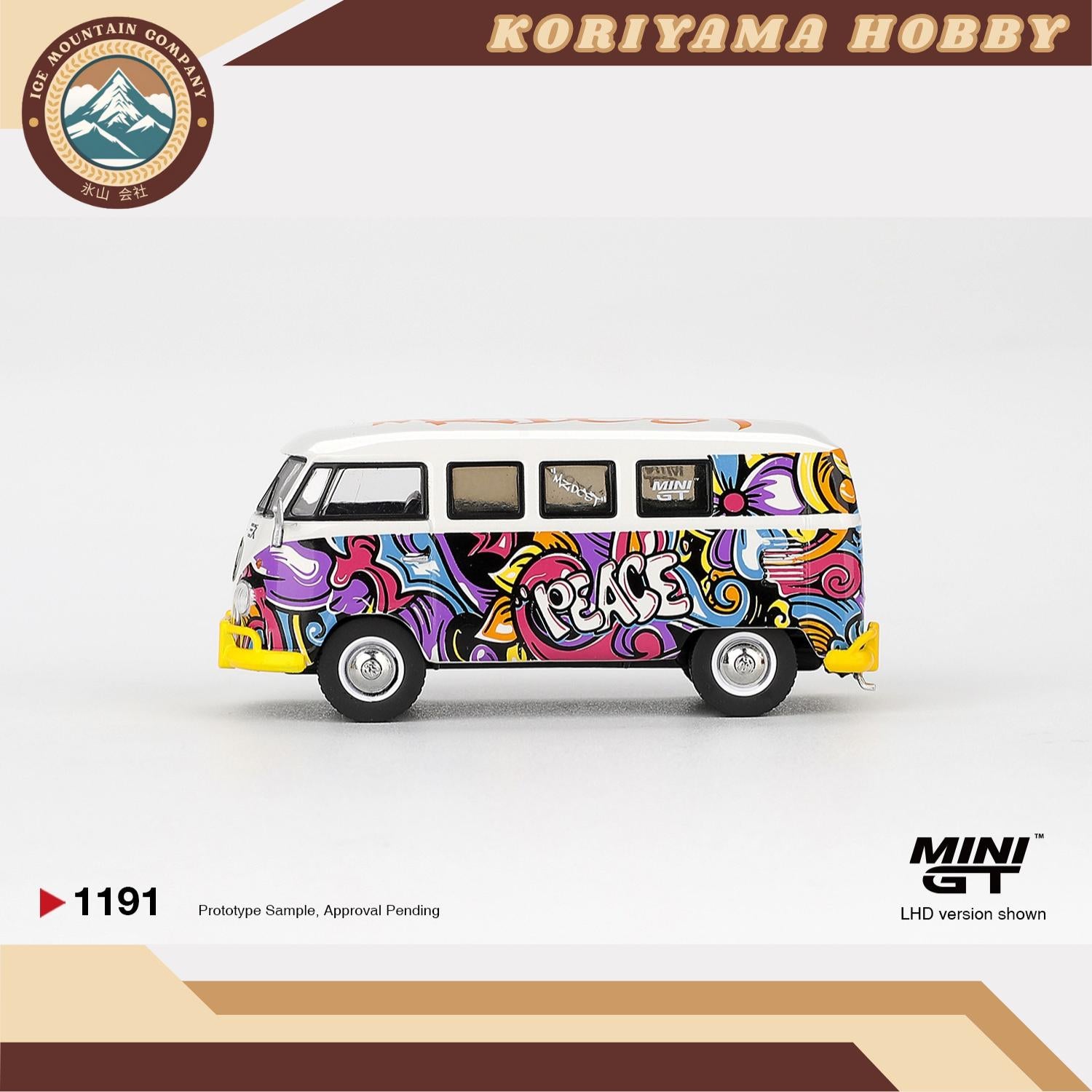 Mini GT 1191 Volkswagen T1 Microbus Mizu Design MiniGT