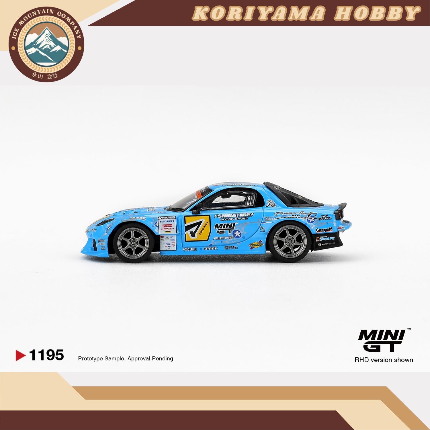 Mini GT 1195 Mazda RX-7 RE-Amemiya 2025 D1GP MiniGT
