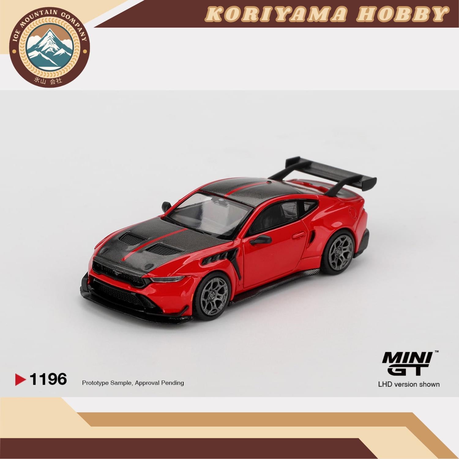 Mini GT 1196 Ford Mustang GTD Race Red MiniGT