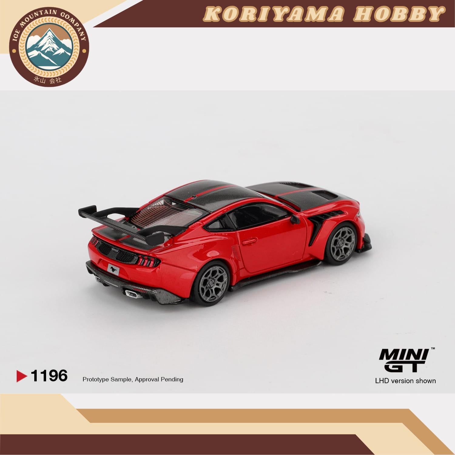 Mini GT 1196 Ford Mustang GTD Race Red MiniGT