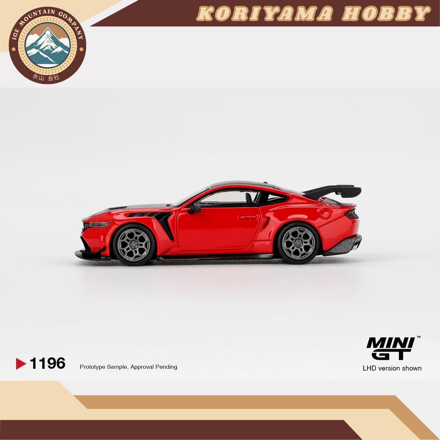 Mini GT 1196 Ford Mustang GTD Race Red MiniGT