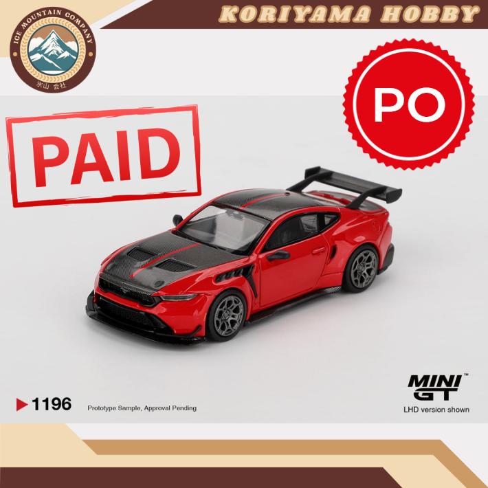 Mini GT 1196 Ford Mustang GTD Race Red MiniGT