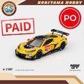 Mini GT 1197 Chevrolet Corvette Z06 GT3.R #4 Corvette Racing by Pratt Miller Motorsports 2025 IMSA Daytona 24 Hrs MiniGT