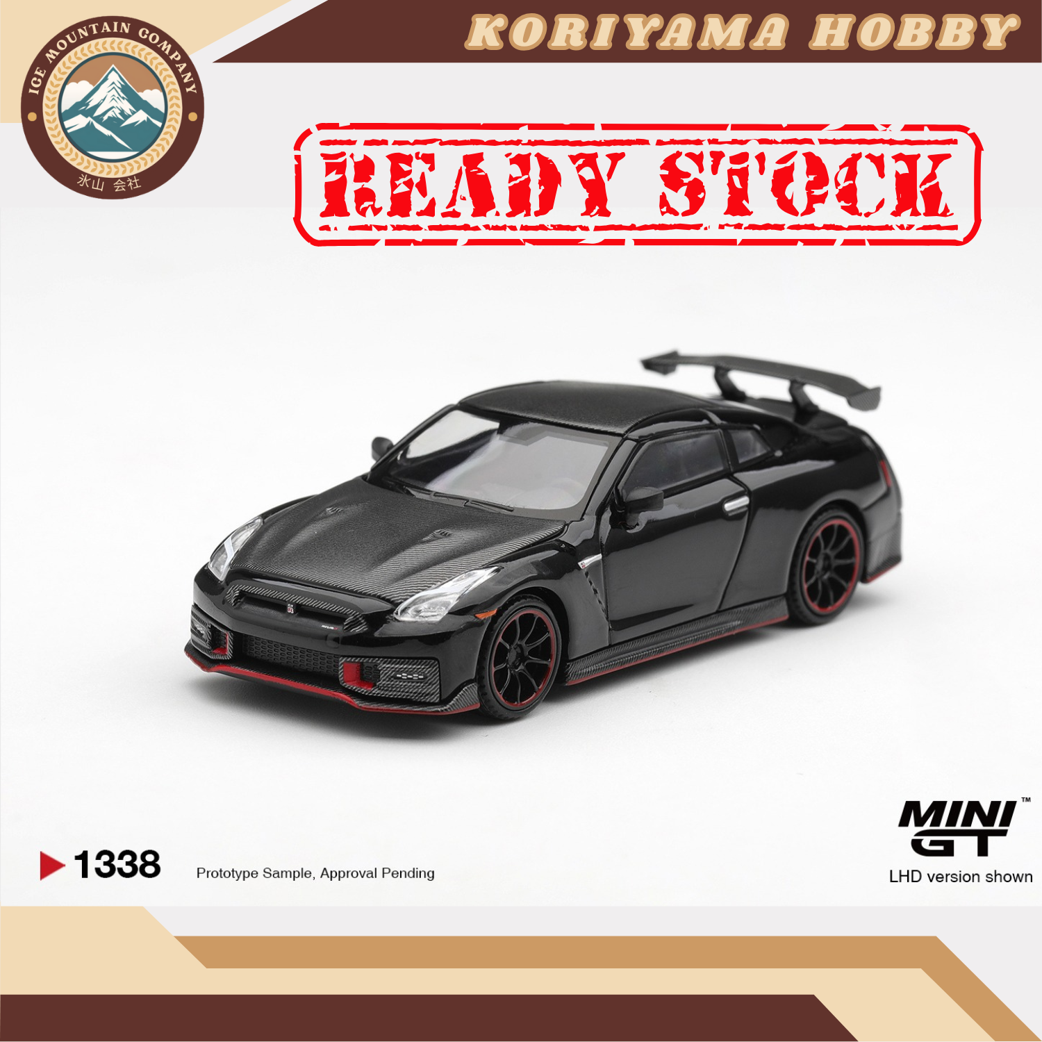 Mini GT 1338 Nissan GT-R Nismo 2024 Black MiniGT