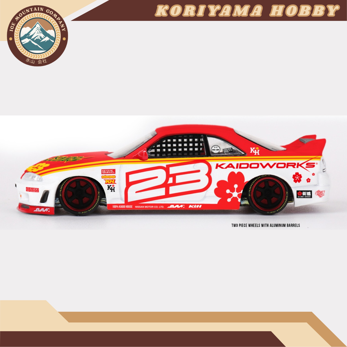 Mini GT Kaido House 313 Nissan Skyline GT-R (R33) Kaido Stock Car V1 MiniGT