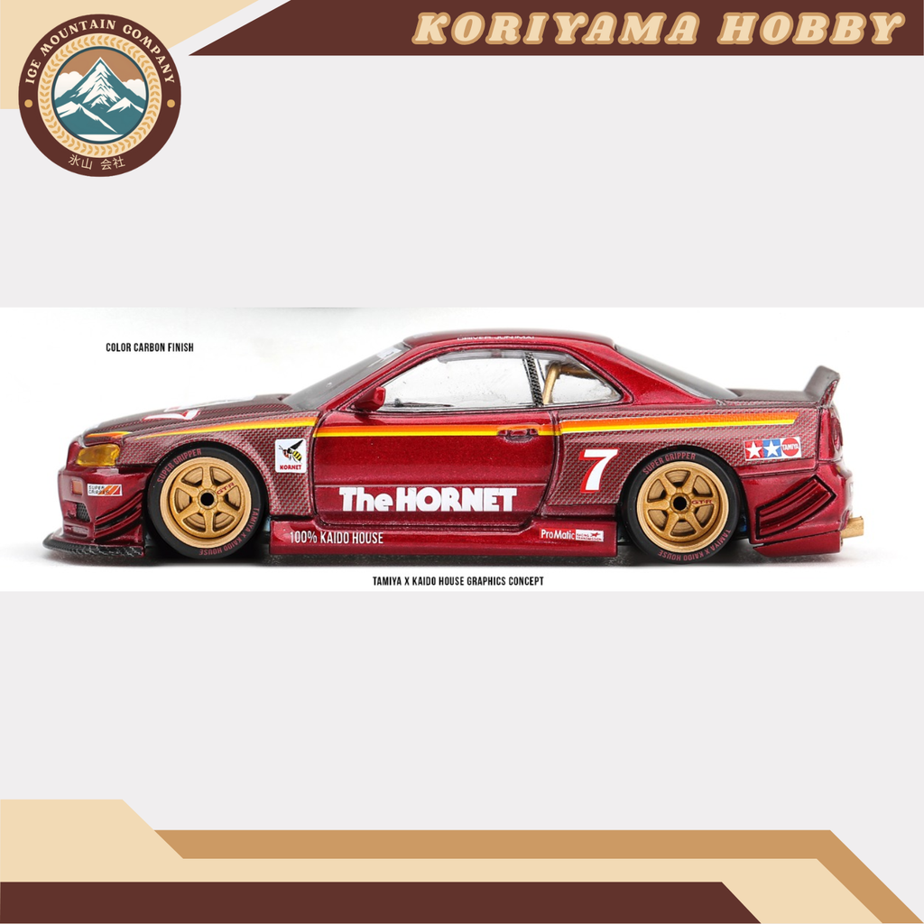 Mini GT Kaido House 315 Nissan Skyline GT-R (R34) TAMIYA x KAIDO HOUSE "The Hornet" V2 MiniGT