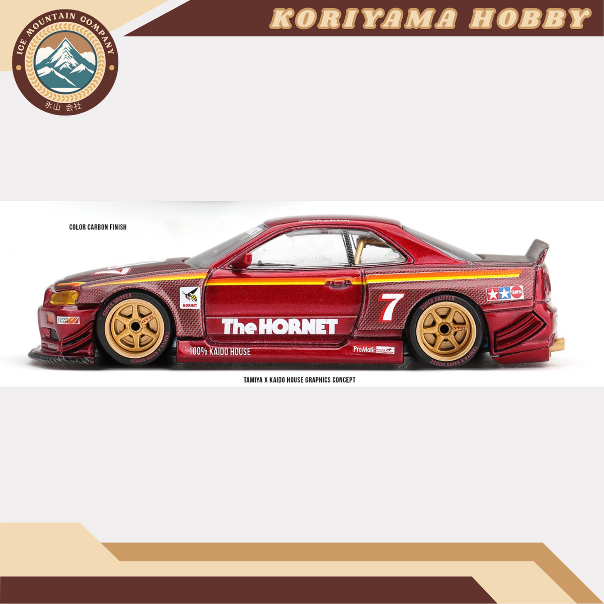 Mini GT Kaido House 315 Nissan Skyline GT-R (R34) TAMIYA x KAIDO HOUSE "The Hornet" V2 MiniGT