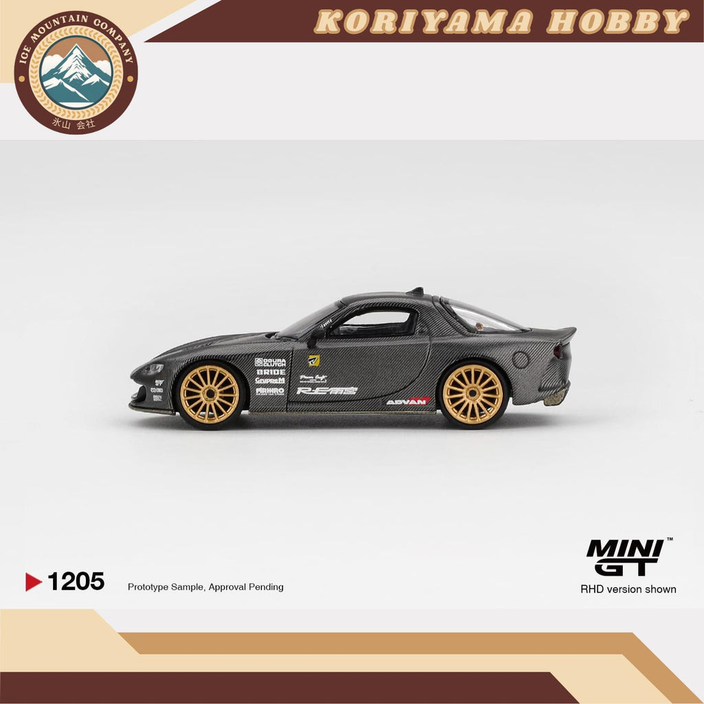 Mini GT 1205 Mazda RX-7 RE-Amemiya Matsukiyo KOKU 3 Rotor NA-7 TAS 2025 Best Tuned Car Award MiniGT