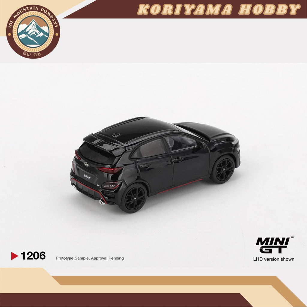 Mini GT 1206 Hyundai KONA N Phantom Black MiniGT