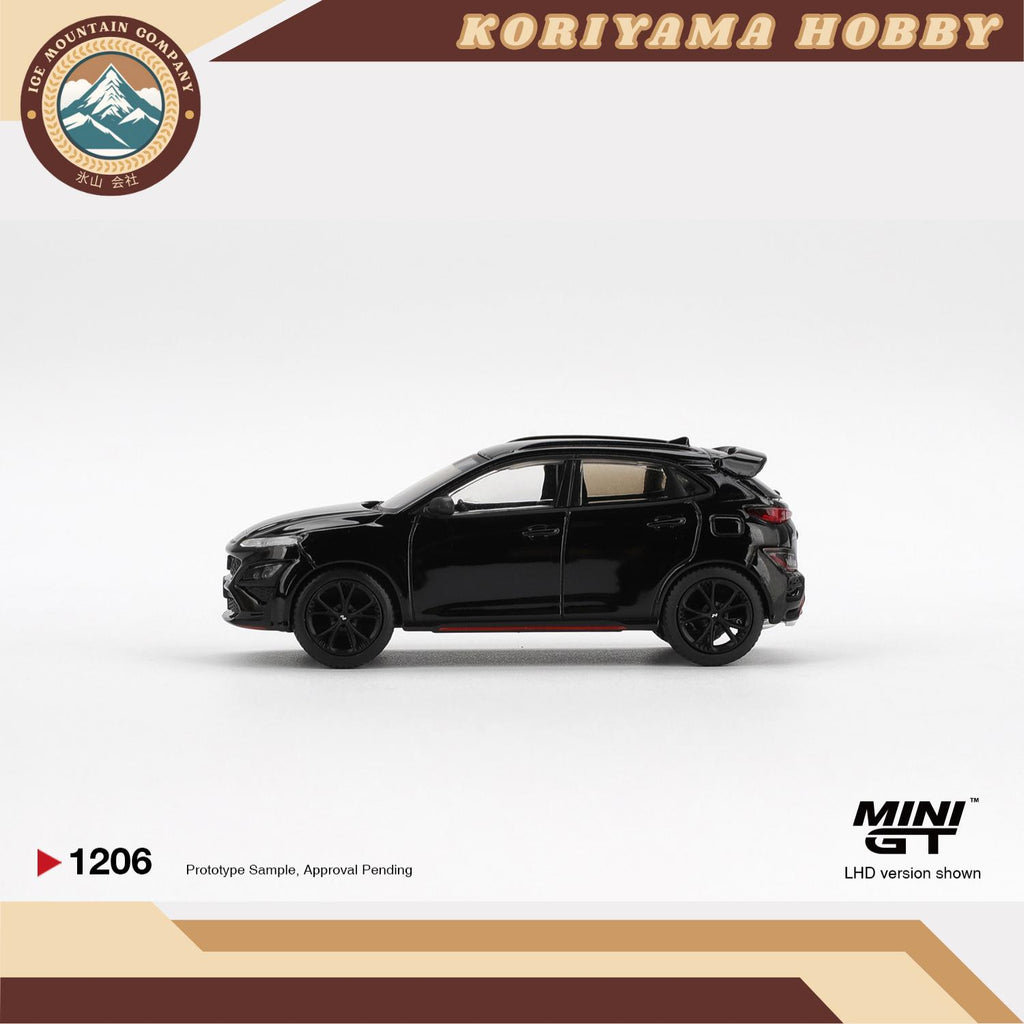 Mini GT 1206 Hyundai KONA N Phantom Black MiniGT
