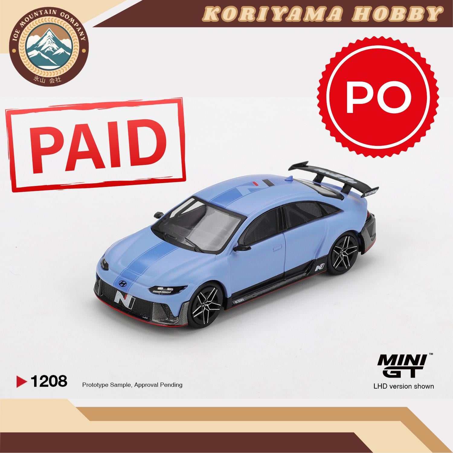 Mini GT 1208 Hyundai RN22e (VP1) MiniGT