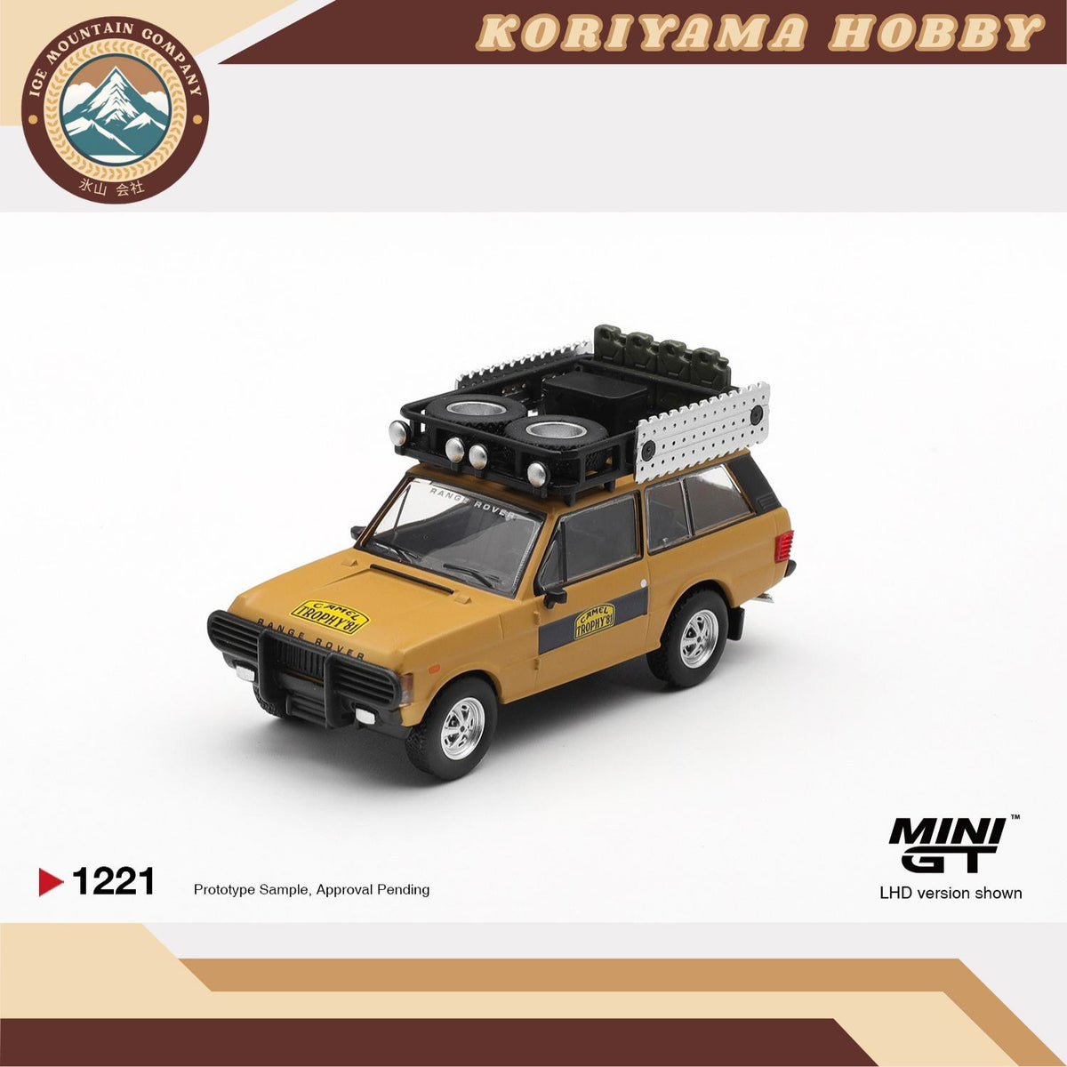 Mini GT 1221 Range Rover 1981 Camel Trophy Sumatra K.Stoppa & A.Valldorf MiniGT