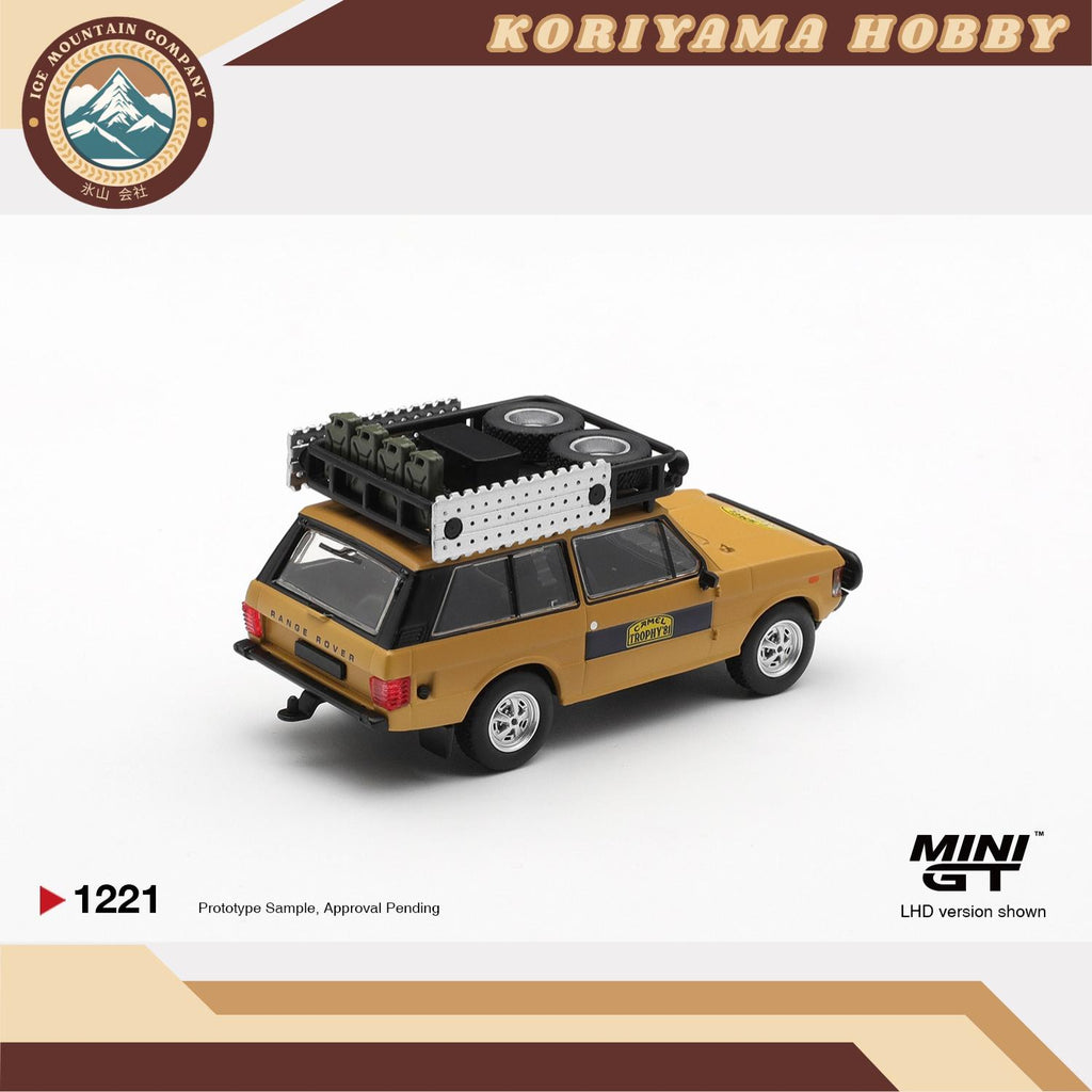 Mini GT 1221 Range Rover 1981 Camel Trophy Sumatra K.Stoppa & A.Valldorf MiniGT