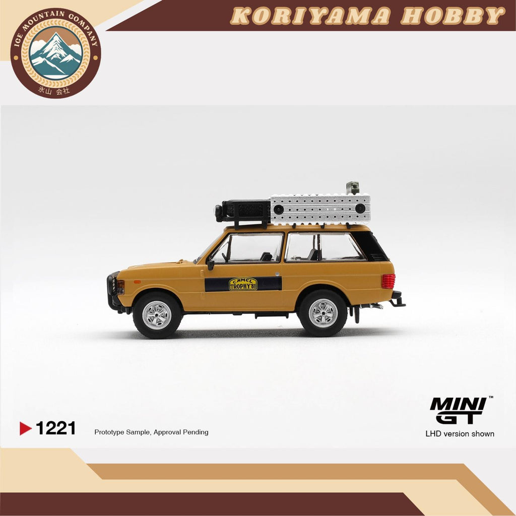 Mini GT 1221 Range Rover 1981 Camel Trophy Sumatra K.Stoppa & A.Valldorf MiniGT