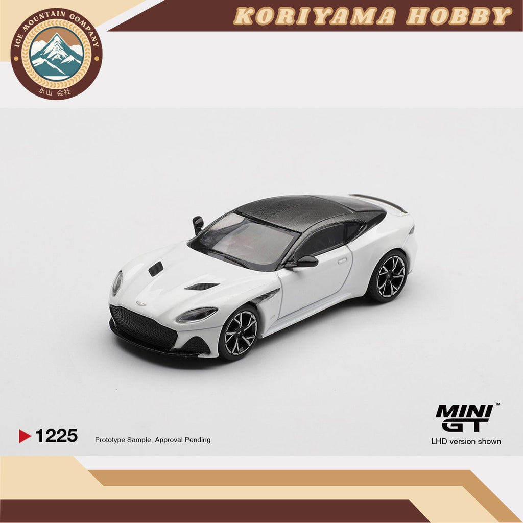 Mini GT 1225 Aston Martin DBS Stratus White MiniGT