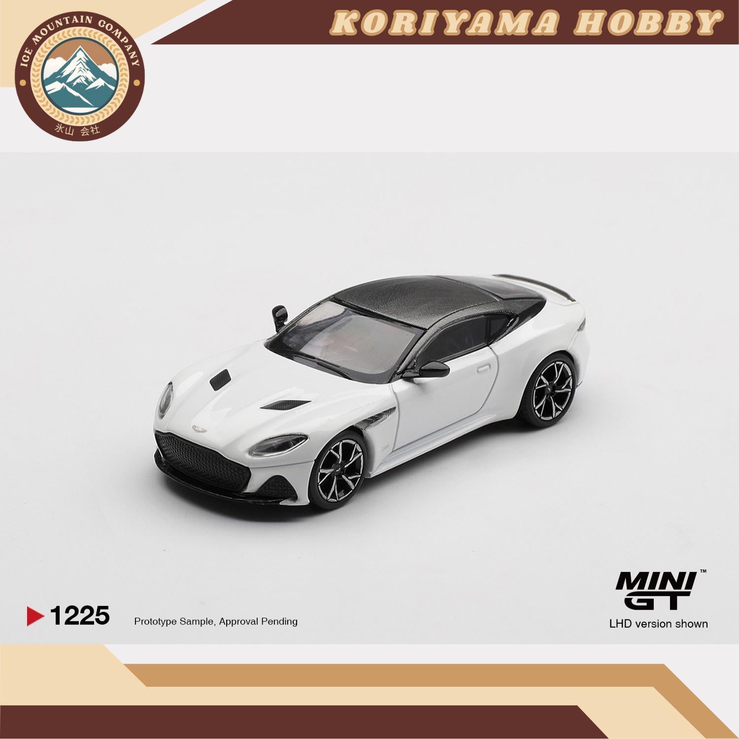 Mini GT 1225 Aston Martin DBS Stratus White MiniGT