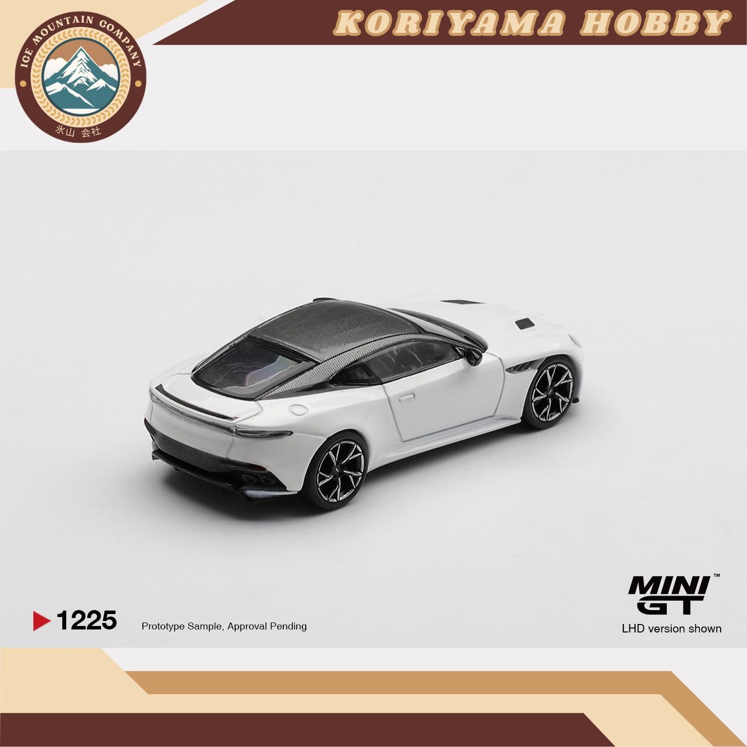Mini GT 1225 Aston Martin DBS Stratus White MiniGT