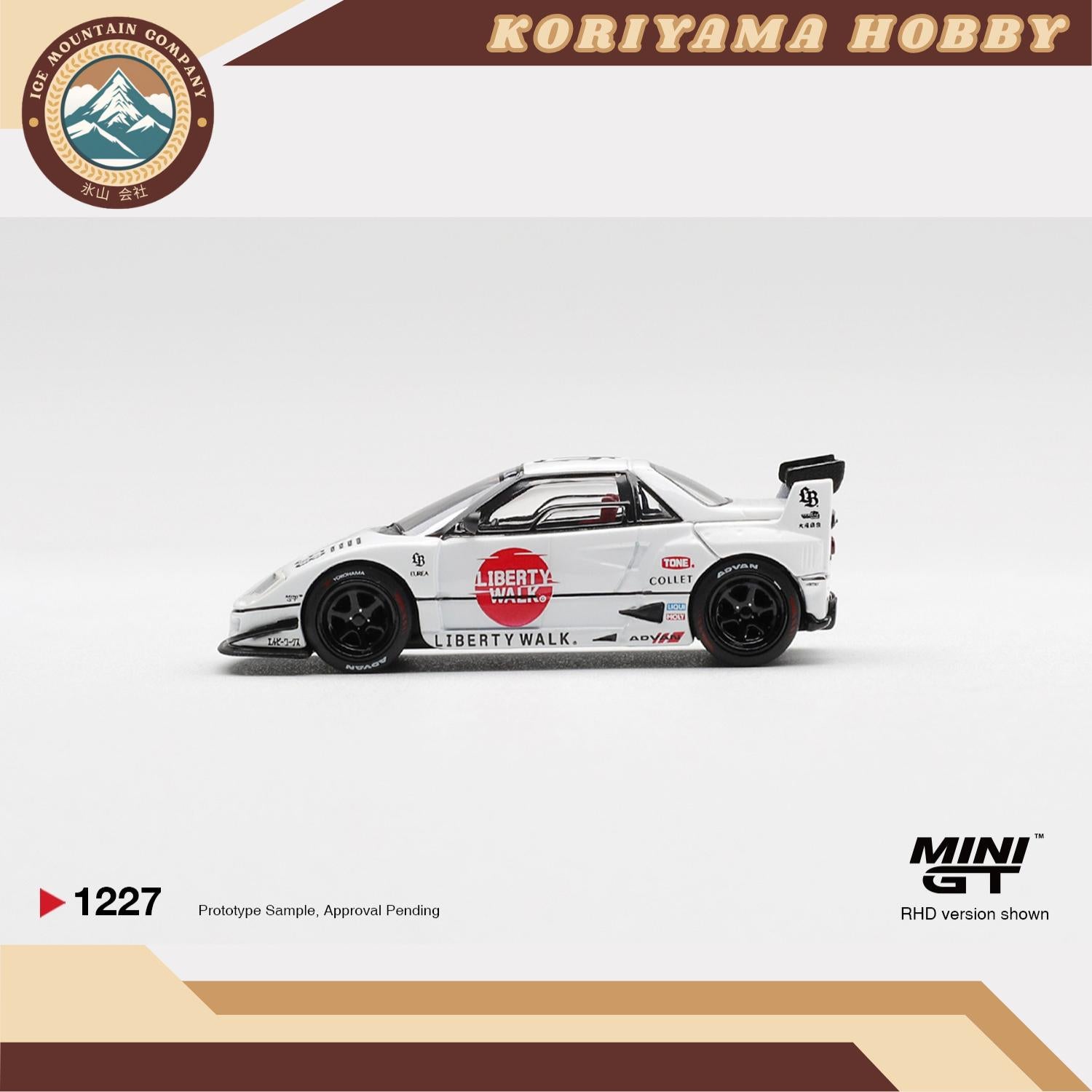 Mini GT 1227 Mazda AZ-1 Liberty Walk LB40 LB-Hinomaru MiniGT