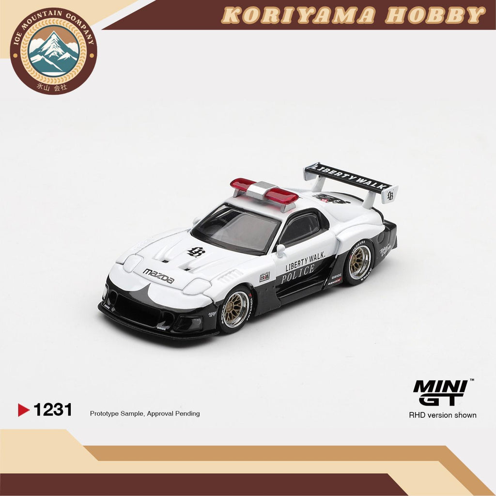 Mini GT 1231 MAZDA RX-7 LB-Super Silhouette Police  MiniGT