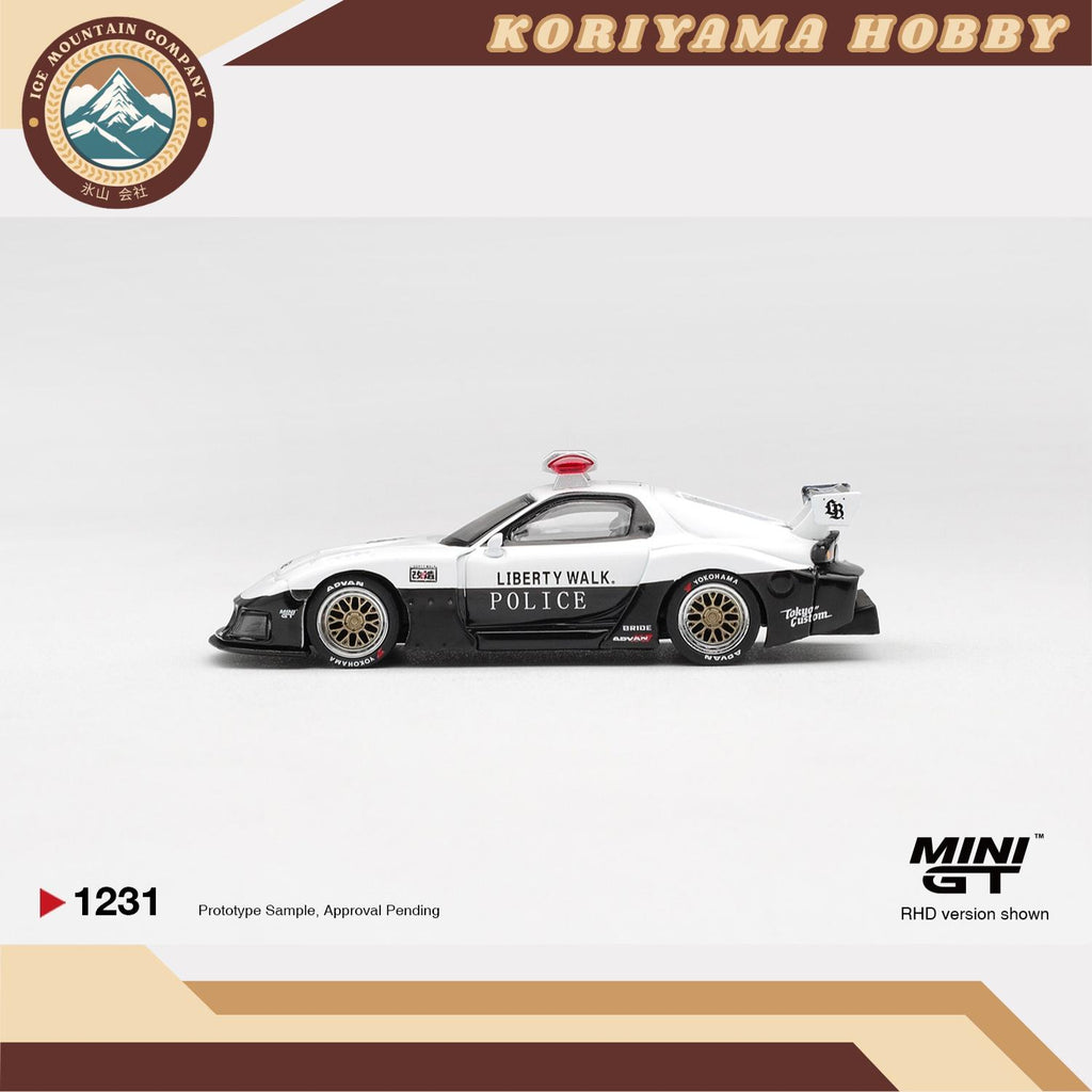 Mini GT 1231 MAZDA RX-7 LB-Super Silhouette Police  MiniGT